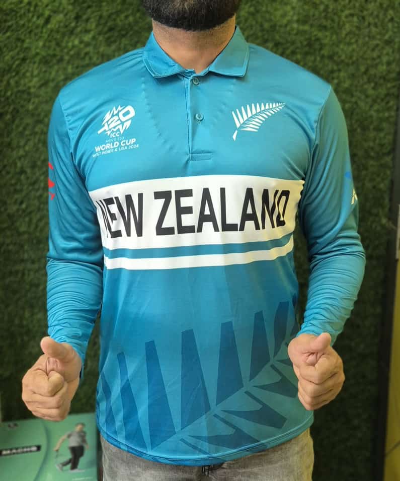 New Zealand Jersey Logo New Zealand ICC Champions Trophy Shirt