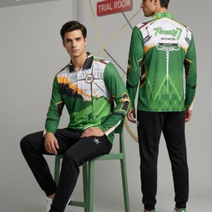 2727 SPORTS DELHI GREEN AND WHITE JERSEY WITHOU NAME