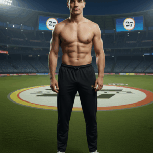 4 WAY LYCRA TRACK PANT FOR JYM AND SPORTS - BLACK COLOR