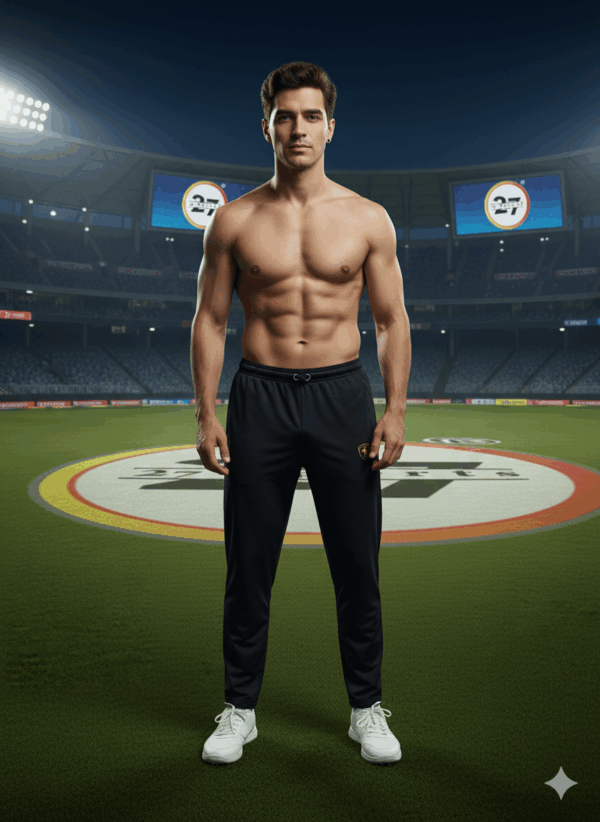 4 WAY LYCRA TRACK PANT FOR JYM AND SPORTS - BLACK COLOR