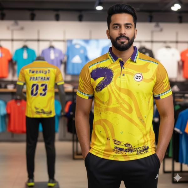 Gemini_Generated_Image_mo4p2xmo4p2xmo4p NEW 2727 SPORTS YELLOW COLOR JERSEY DESIGN