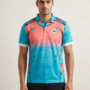 2727 SPORTS NEW TEES BLUE AND PINK DESIGN