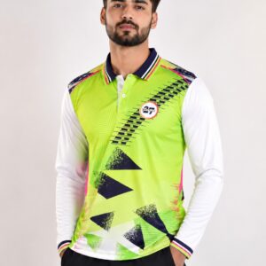 2727 SPORTS GREEN AND WHITE NEW TEES