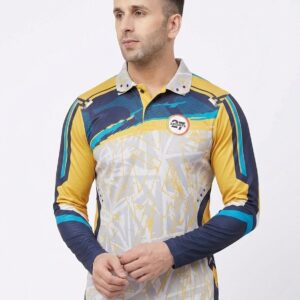 2727 SPORTS NEW WHITE AND YELLOW TEES