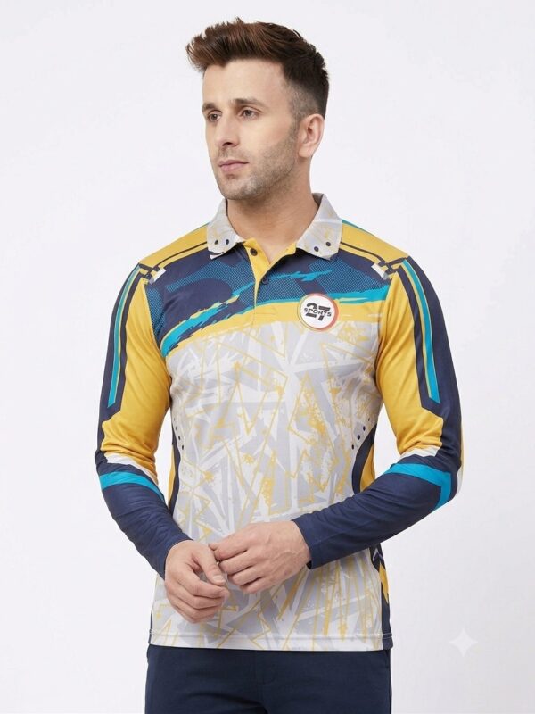 2727 SPORTS NEW WHITE AND YELLOW TEES
