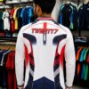 2727 SPORTS NEW WHITE BLUE AND RED TEES