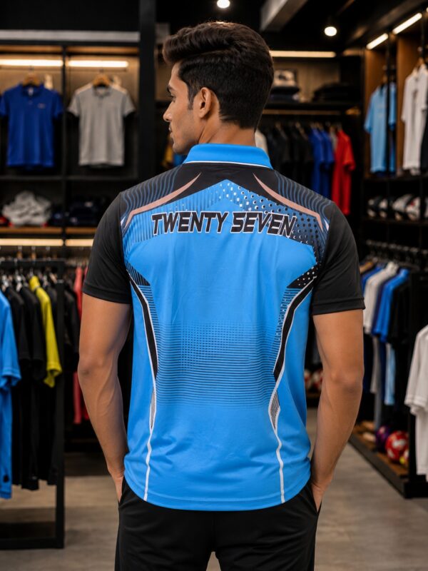 2727 SPORTS BLACK AND BLUE NEW TEES